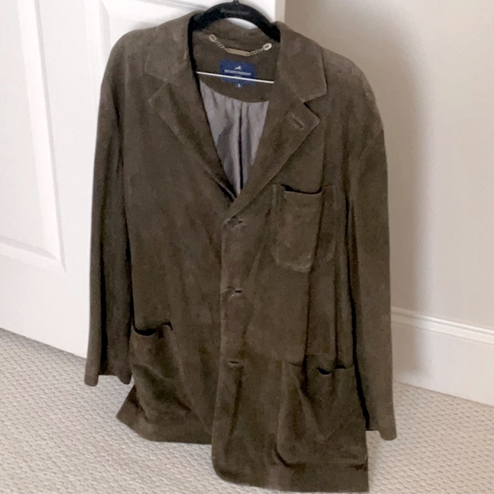 Hickey Freeman suede sport coat